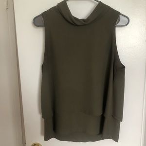 Green Tank Blouse